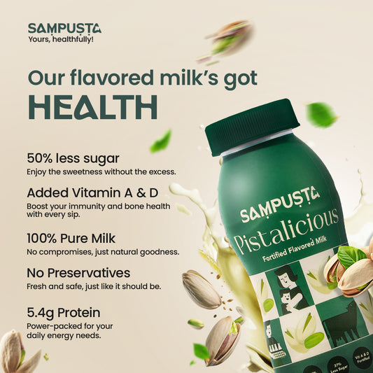 Pistalicious Fortified Flavored Milk